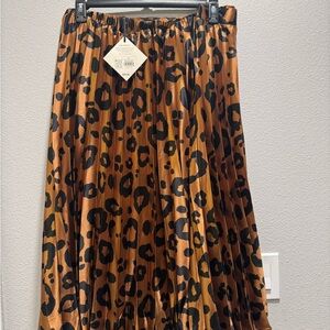 Leopard Print Skirt